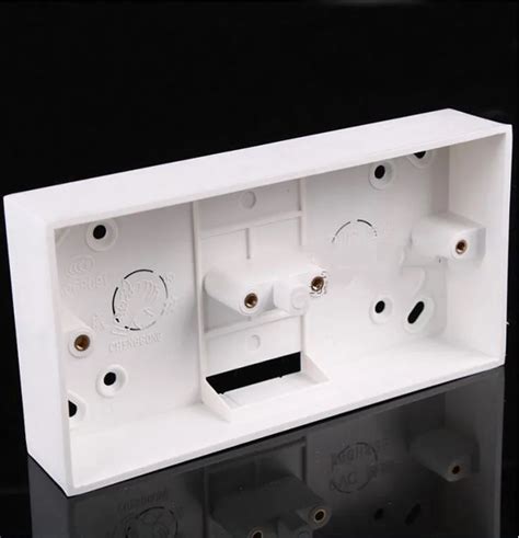 light switch as a junction box|surface mount plastic electrical boxes.